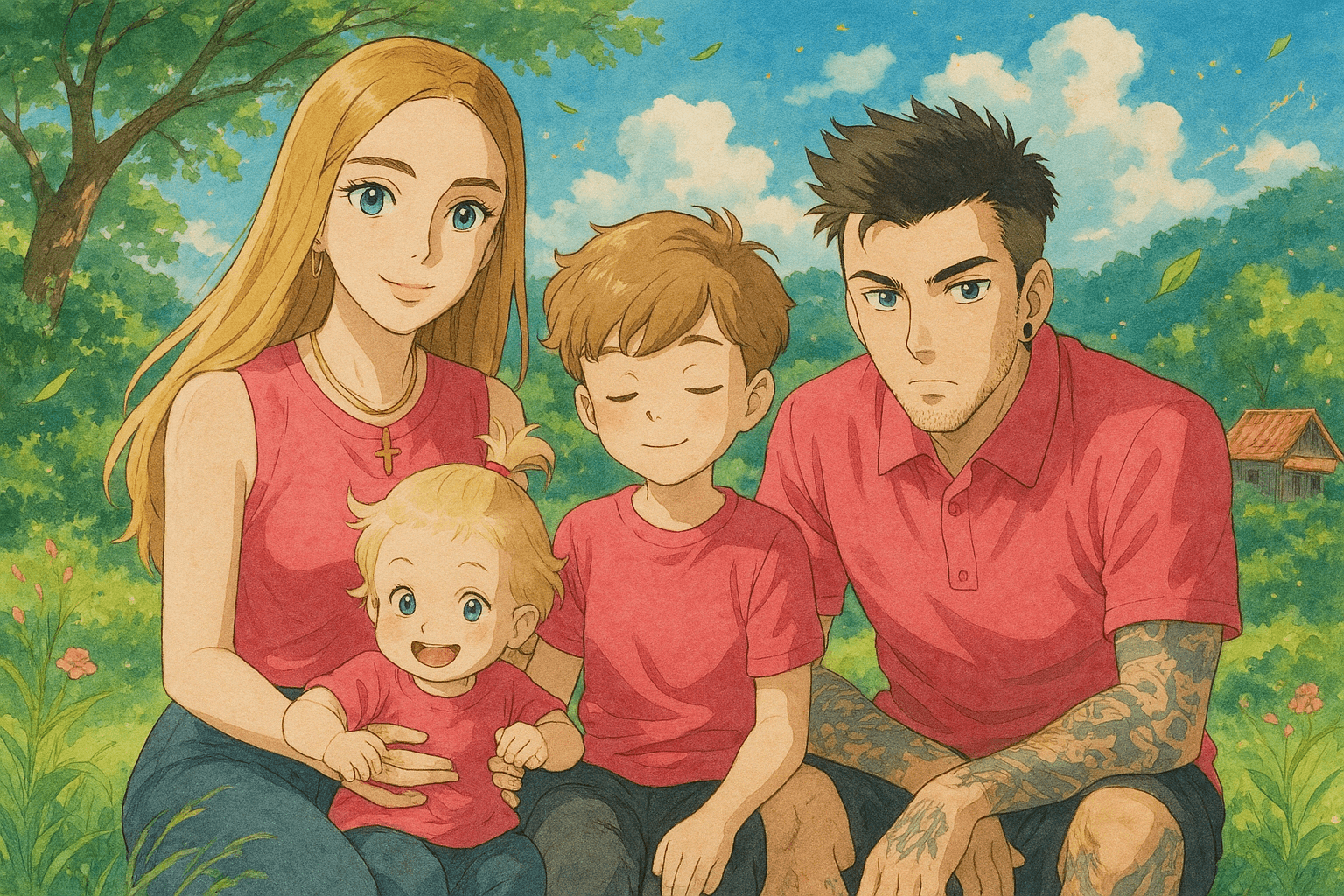 Ferragnez as an Anime