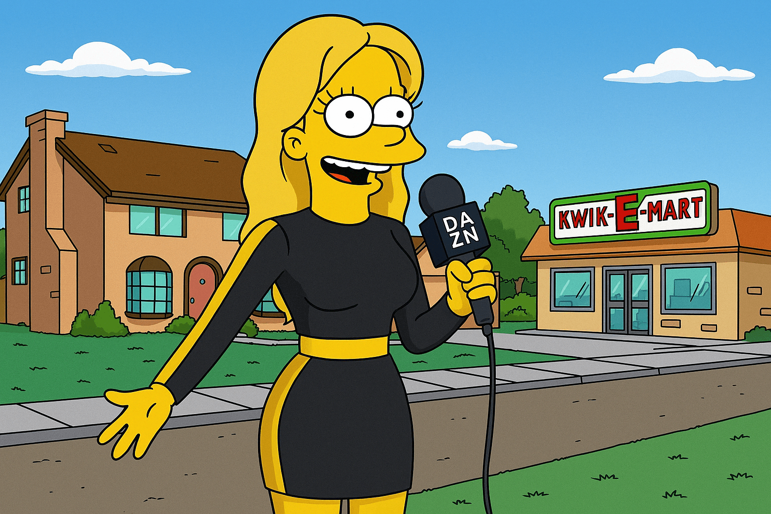 Diletta as Simpsons character
