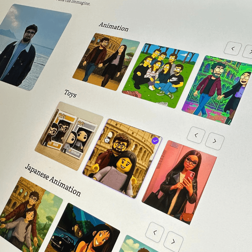 Filters selector.